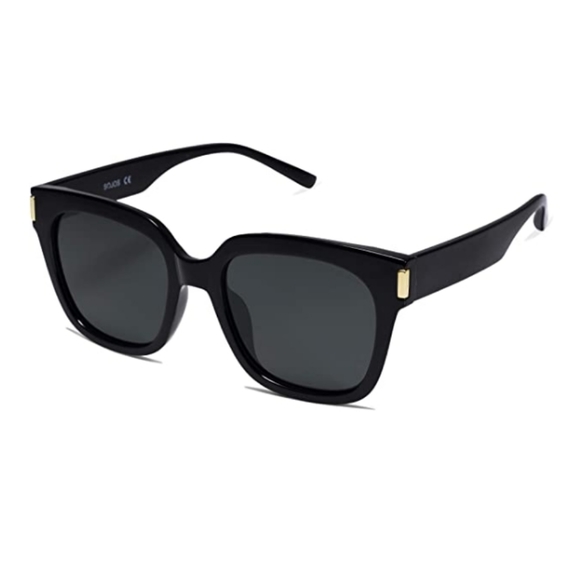 💫Black Classic Polarized Sunglasses for Women Men Trendy Square Frame - Picture 4 of 4